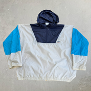 J- Vintage Adidas Embroidered Logo Quarter Zip Pull Over Anorak Jacket - XL