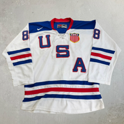 J- Vintage Team USA Hockey Patrick Kane Nike Team Hockey Jersey - 52 (L/XL)