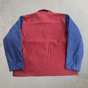 J- Carhartt Reworked Navy/Brown/Black Collared Jacket - L