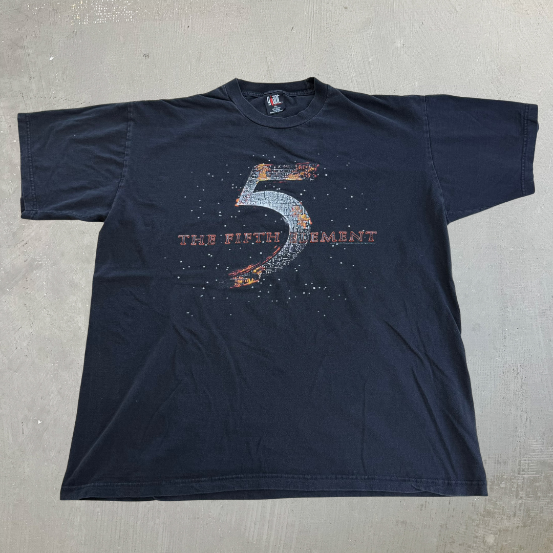 J- Vintage '97 The Fifth Element Movie Graphic Giant Tag Tee - XL