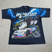 J- Vintage Nascar Jeff Burton Jumbo Print Graphic Tee - XL