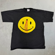 J- Vintage Wild Oats Smiley Shot Graphic Made In USA Single Stitch Tee - XL