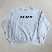 J- Vintage Y2K Nike Puff Print Text Crewneck - L