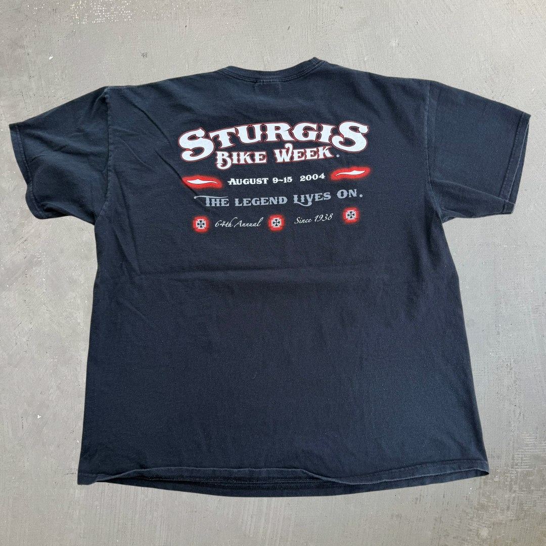 J- Vintage '04 Sturgis Bike Week Graphic Tee - XL