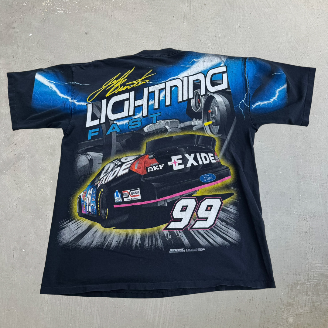 J- Vintage Nascar Jeff Burton Jumbo Print Graphic Tee - XL