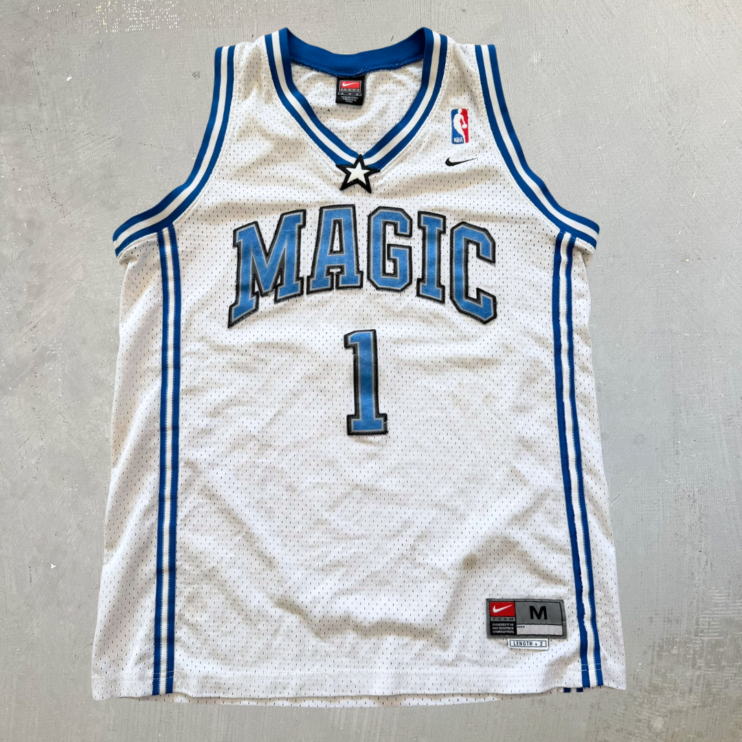 J- Vintage 90s Nike Team Orlando Magic Tracy McGrady NBA Basketball Jersey - M