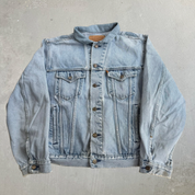 J- Vintage Levi's Orange Tab 70515 0212 Trucker Denim Jacket - 44 (fits L)
