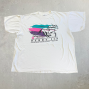 J- Vintage '93 Kentucky Derby Graphic Made In USA Single Stitch Tee - XL