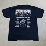 J- '21 Zac Brown Band The Comeback Tour Graphic Tee - L