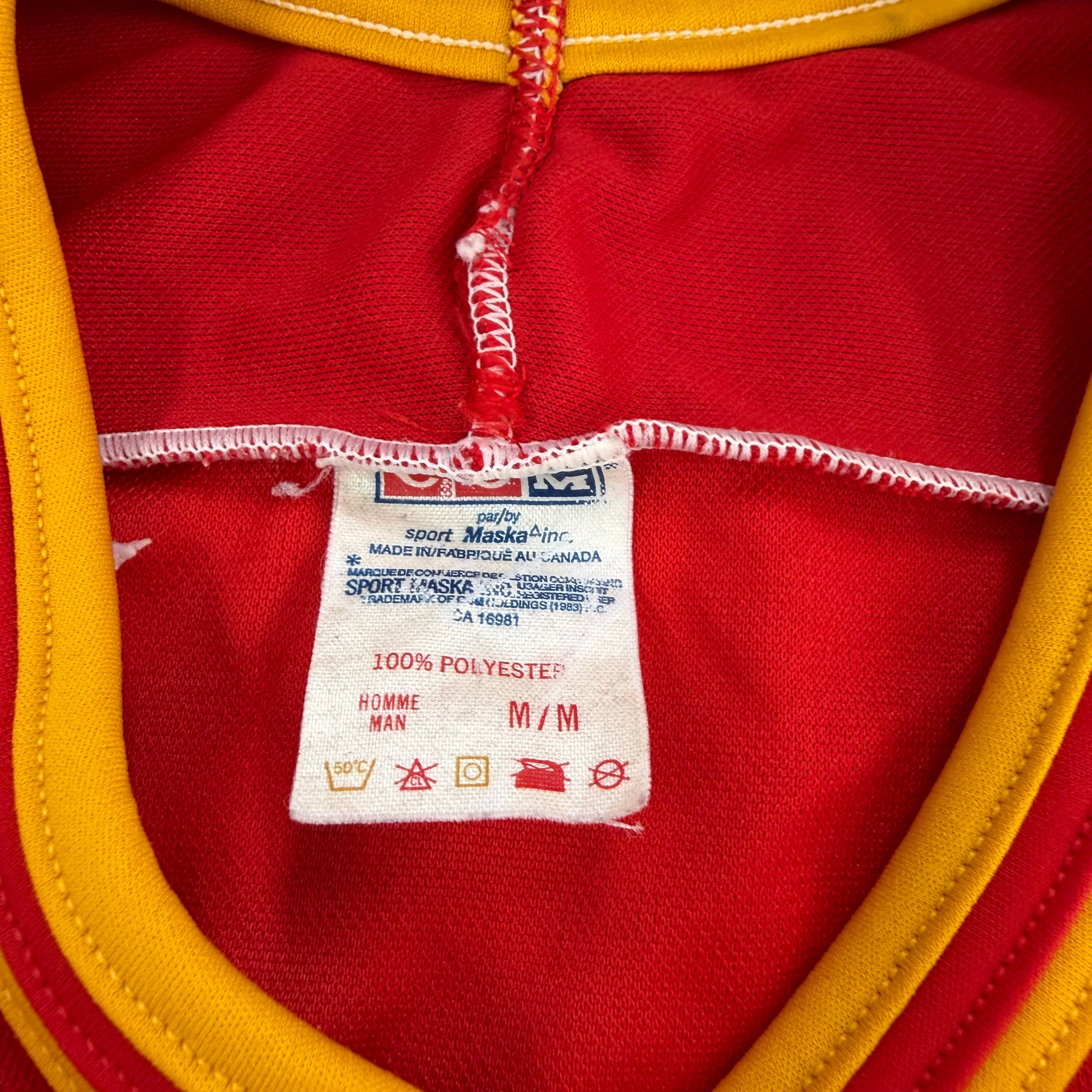 F- Vintage Calgary Flames NHL CCM Jersey