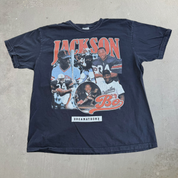 J- Vintage Bo Jackson Dreamathon Picture Graphic Tee - XL