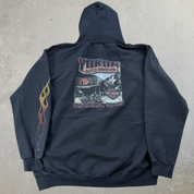 J- '09 Harley Davidson Whitehorse Canada Zip Up Hoodie - M