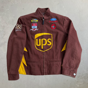 J- Vintage Nascar Dale Jarrett UPS Chase Authentics Racing Jacket - Women's L