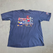 J- Vintage Platinum FUBU Fat Albert Rudy Vs Russell Graphic Tee - XL