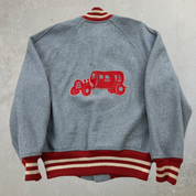F- Vintage Molson Beer Truck Made In USA Varsity Jacket - M