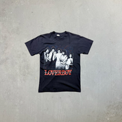 F- Vintage '86 Loverboy Lovin' Every Minute Of It Tour Picture Made In USA Single Stitch Tee