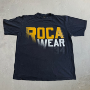 J- Vintage 90s Rocawear Text Graphic Tee - L