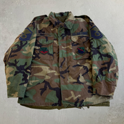 J- Vintage '84 U.S. Air Force M81 Woodland M65 Field Jacket - M