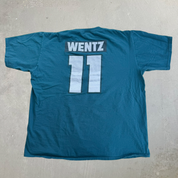 J- Philadelphia Eagles Carson Wentz NFL Graphic Tee - XL
