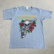 J- Vintage Y2K Ed Hardy Skull & Roses Graphic Tee - M