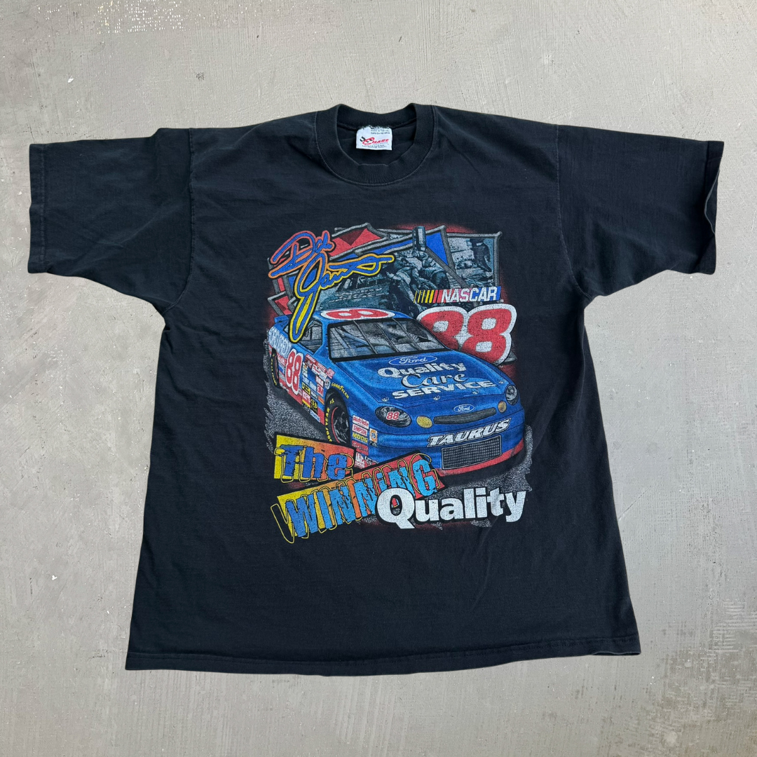 J- Vintage Nascar Dale Jarret The Winning Quality Made In USA Tee - L