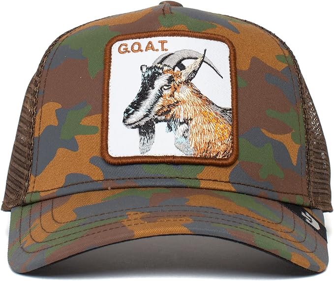 X - Goorin Brothers The GOAT Trucker Hat (Brown/Camo)