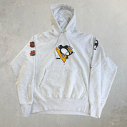 Vintage Pittsburgh Penguins NHL Champion Reverse Weave Logo Hoodie - L