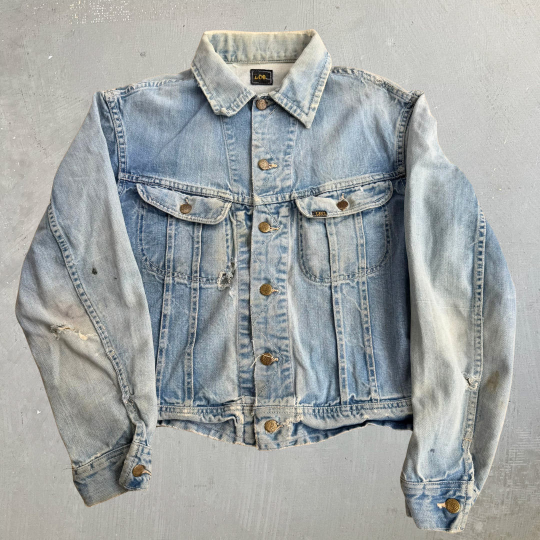 J- Vintage Lee Riders Trucker Denim Jacket - M