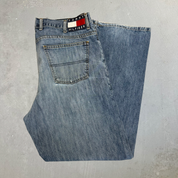 J- Vintage Tommy Hilfiger Baggy Jeans - 38x32