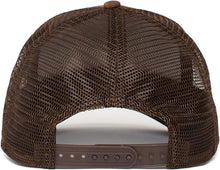 Load image into Gallery viewer, X - Goorin Brothers The GOAT Trucker Hat (Brown/Camo)
