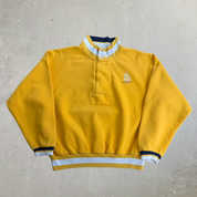 J- Vintage Nautica Competition Logo Quarter Zip Crewneck - XL (fits L)