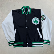 J- Vintage Boston Celtics NBA Majestic Lightweight Bomber Jacket - M Tall