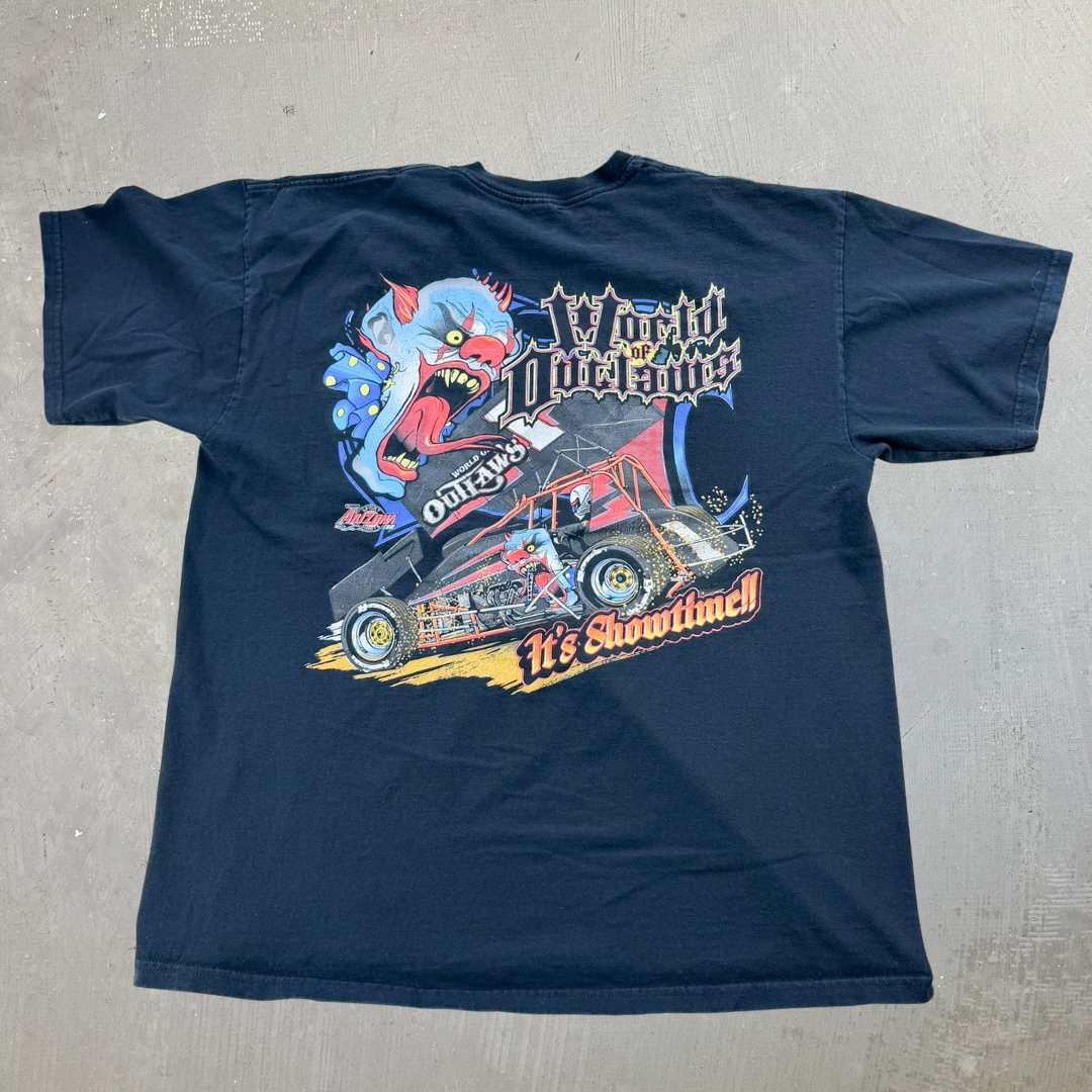 J- '09 World Of Outlaws Clown Graphic Tee - XL