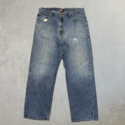 J- Vintage Tommy Hilfiger Baggy Jeans - 38x32
