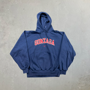 F- Vintage Nike Gonzaga Embroidered Text Hoodie