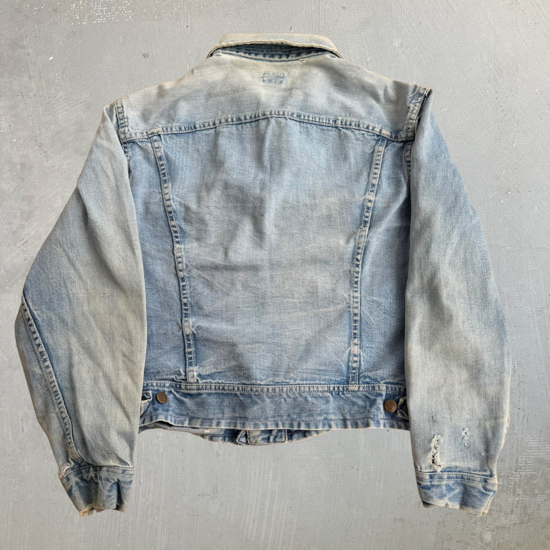 J- Vintage Lee Riders Trucker Denim Jacket - M