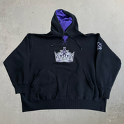 J- Vintage Los Angeles Kings NHL Embroidered Logo Hoodie - XL