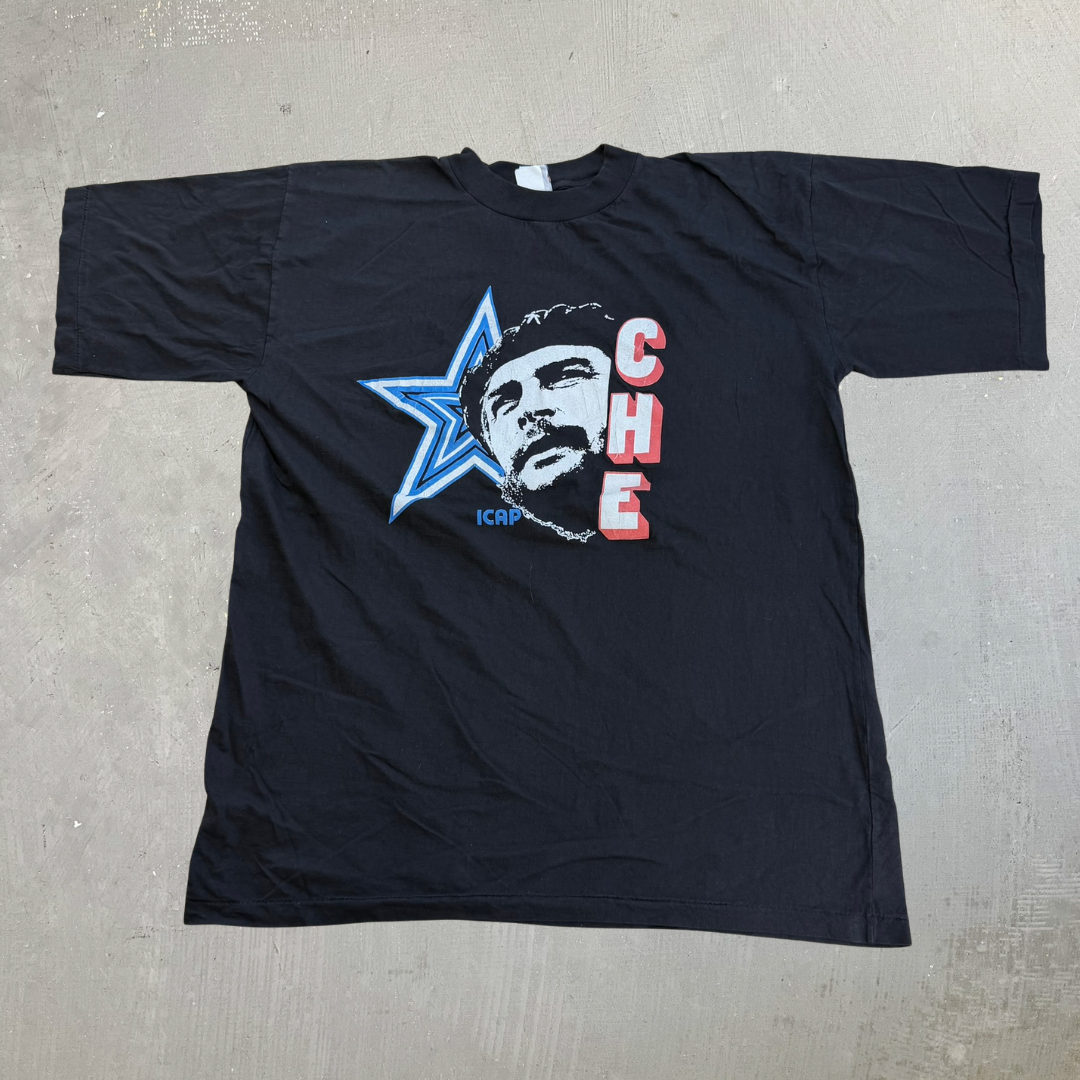 J- Vintage Che Guevara Graphic Single Stitch Tee - 46 (fits XL)