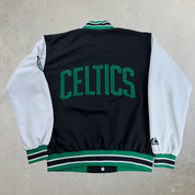 J- Vintage Boston Celtics NBA Majestic Lightweight Bomber Jacket - M Tall