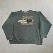 Northwest Outfitters Embroidered Bear Graphic Crewneck - L