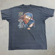 J- Vintage '89 Harley Davidson 3D Emblem A Way Of Life Graphic Made In USA Single Stich Tee - XL