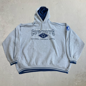 J- Vintage Dallas Cowboys NFL Lee Embroidered Logo & Text Hoodie - XL