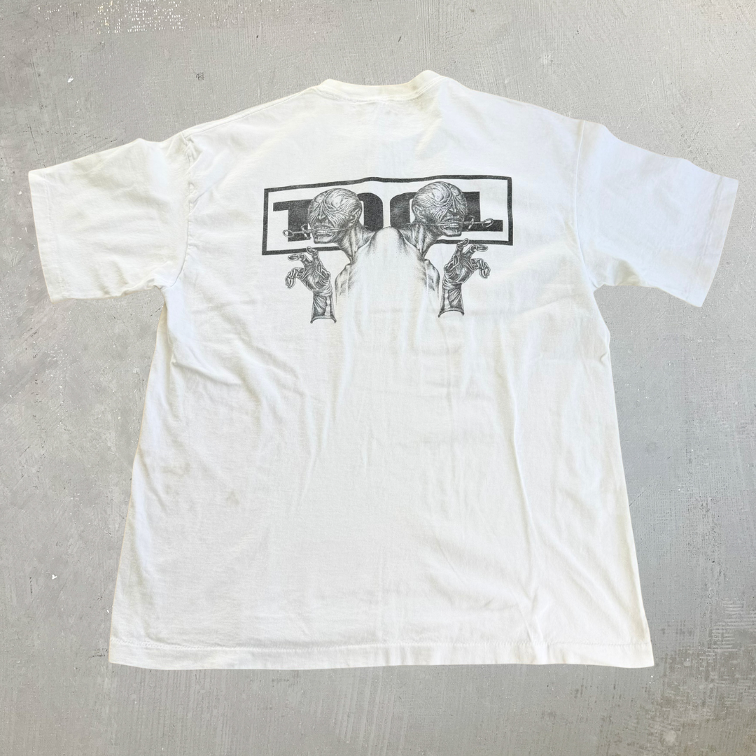 J- Vintage '94 Tool Medicine Twins Graphic Made In USA Single Stitch Giant Tag Tee - XL