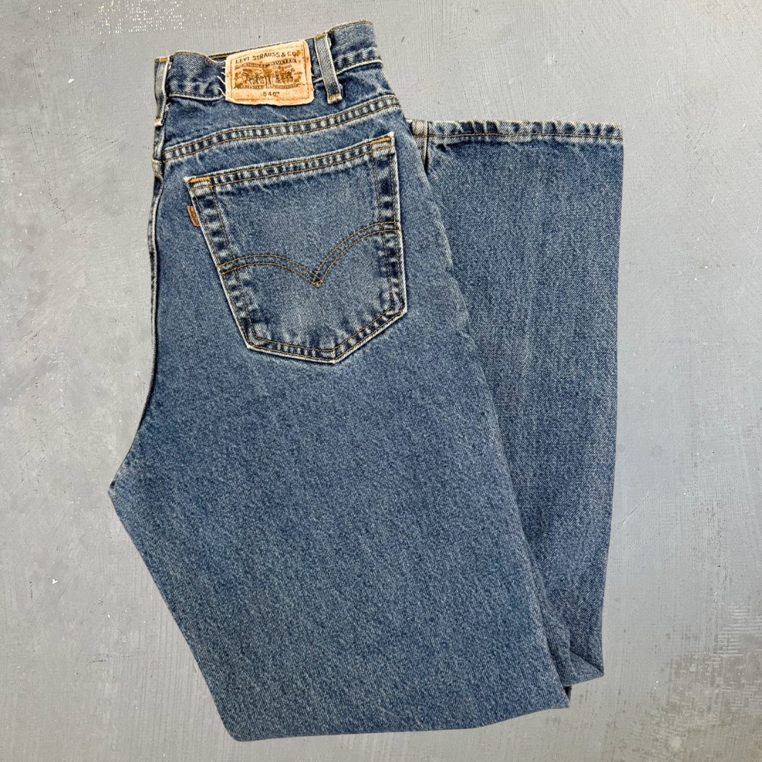 J- Vintage Levi's 540 Brown Tab Made In USA Relaxed Fit Jeans - 33x30