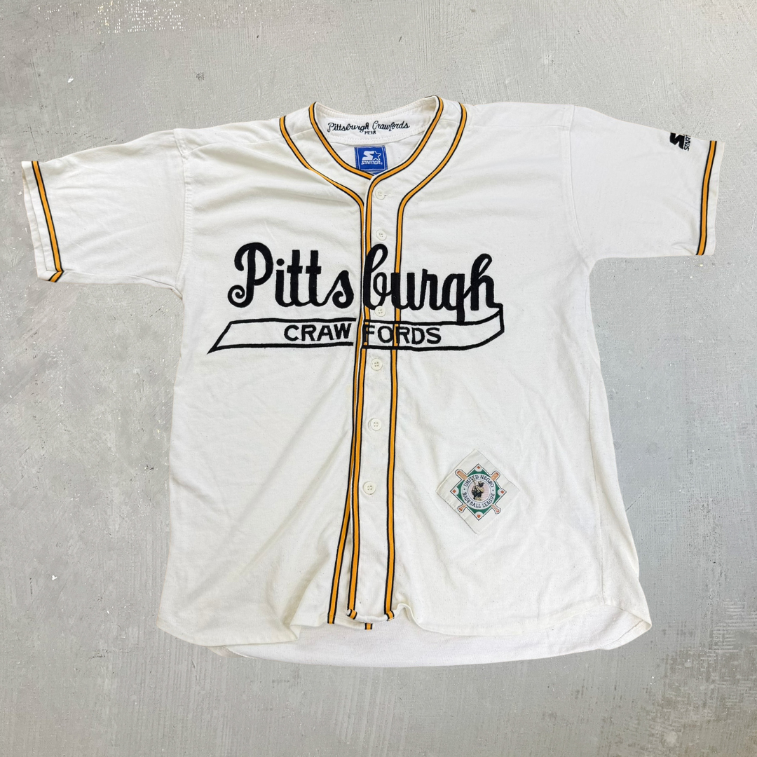 J- Vintage Starter Pittsburgh Crawfords United Negro Baseball League Jersey - XL