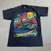 Vintage '95 Nascar Bill Elliot McDonald Racing Team Batman Forever Jumbo Print Made In USA Single Stitch Tee - L