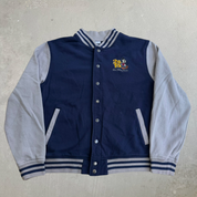 J- 2015 Disney Walt Disney World Embroidered & Chenille Embroidered Graphic Varsity Jacket - L