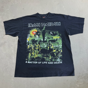 J- Vintage '06 Iron Maiden A Matter Of Life And Death Graphic Tee - XL