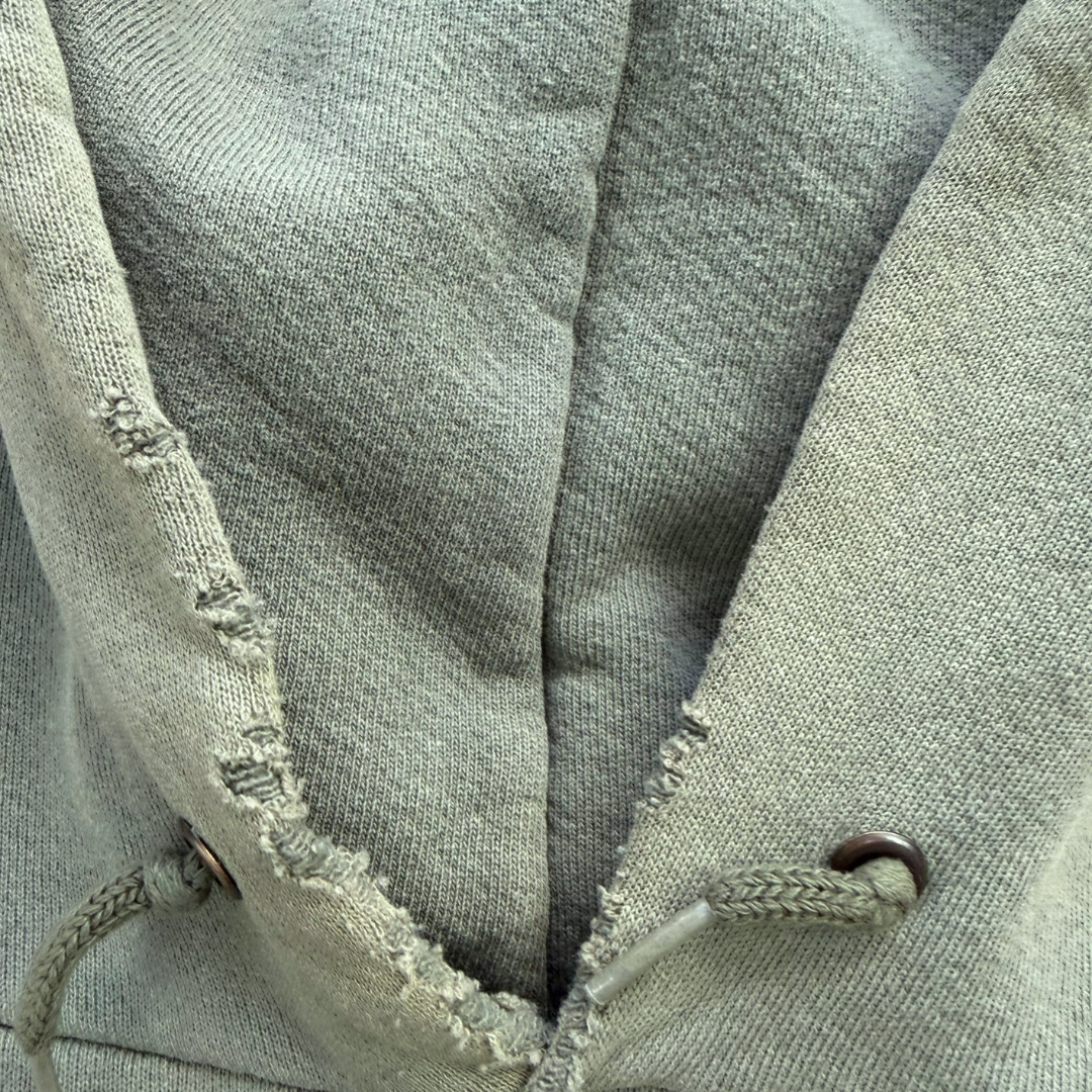 J- Vintage 90s Nike Embroidered Center Swoosh Olive Green Hoodie - XL