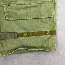 Load image into Gallery viewer, D- Vintage Marithé Francois Girbaud Green Denim Carpenter Jorts
